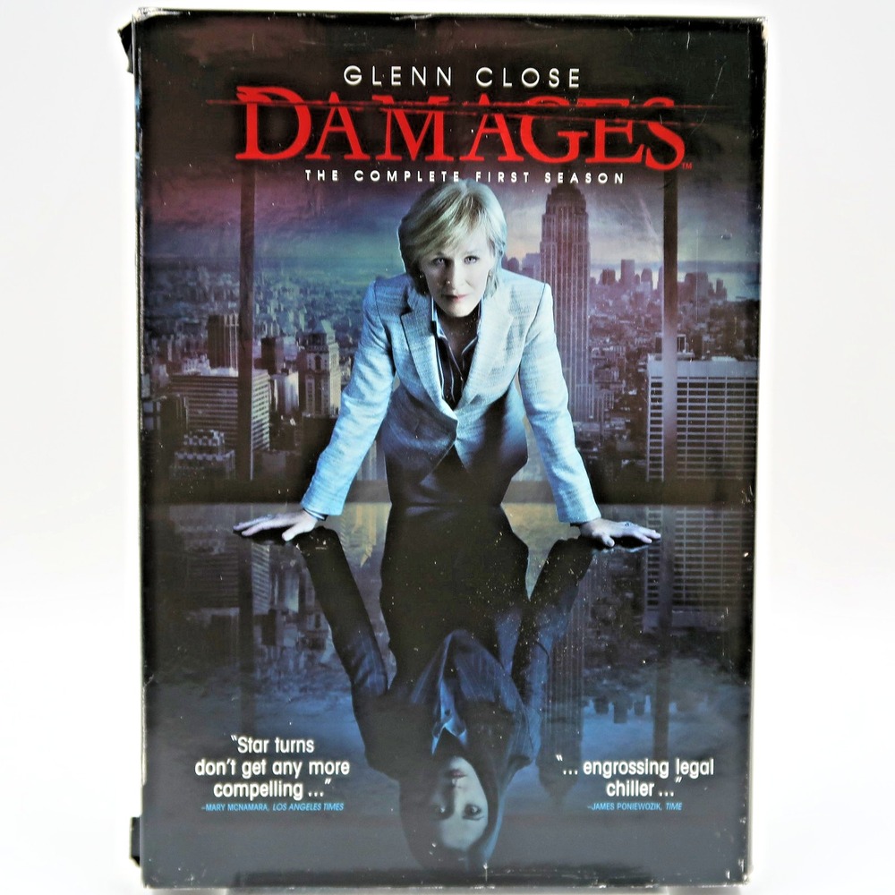 Damages The Complete First Season DVD 2008 Glenn Close Rose Byrne Ted Danson